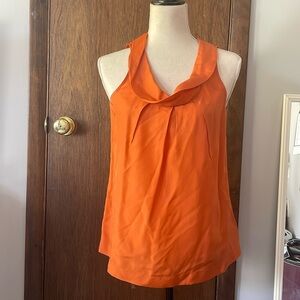 Martin + OSA 100% silk orange blouse Size 4